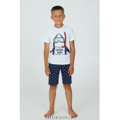 Детская пижама для мальчика с шортами Ellen Shark BPK 2270/01/01