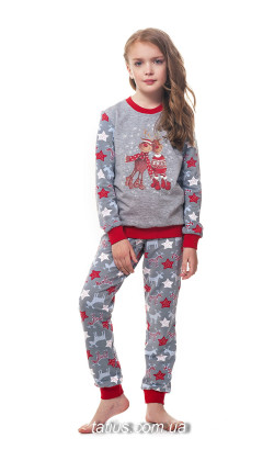 Детская пижама для девочки утепленная Ellen GNP 016/002*