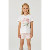 Детская пижама с шортами для девочки Ellen Flowering GPK 2070/07/03