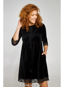 Халат женский велюровый Ellen Siena LDG 063/005