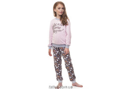 Детская пижама для девочки утепленная Ellen GNP 035/001*,Медвежата