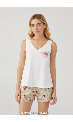 Пижама женская c шортами Ellen Blossoms LPK 4570/20/01